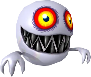 Animated Boo Ghost Character PNG