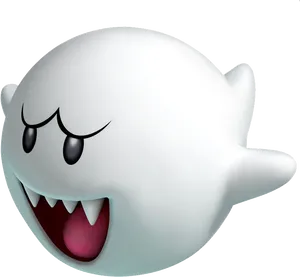 Animated Boo Ghost Character PNG