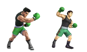 Animated Boxers Readyto Fight PNG