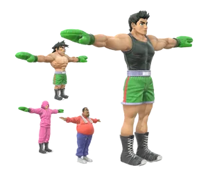 Animated_ Boxing_ Characters_ Poses PNG image