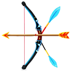 Animated Cartoon Bow And Arrow Png 05252024 PNG image