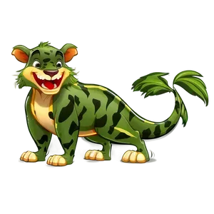 Animated Cartoon Wild Animal PNG Hoi