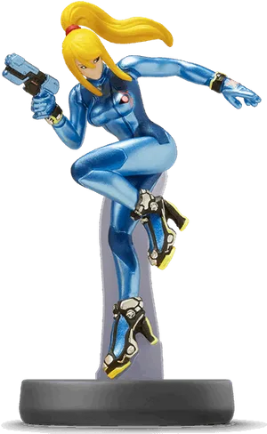 Animated Character Blue Bodysuit Figure