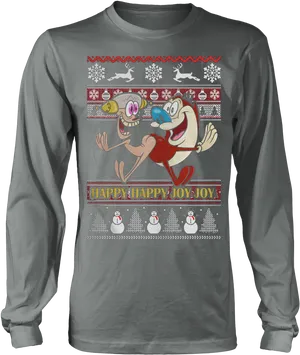 Animated Character Holiday Sweatshirt