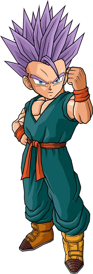 Animated Character Readyfor Battle