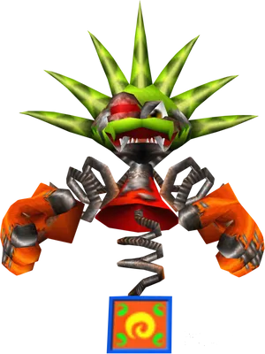 Animated Character Ripper Roo Crash Bandicoot PNG image