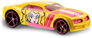 Animated Character Themed Hot Wheels Car PNG image