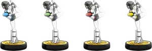 Animated_ Character_ Weightlifting_ Sequence PNG image