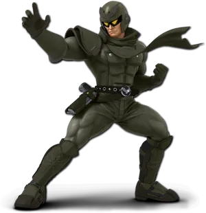 Animated Characterin Action Pose