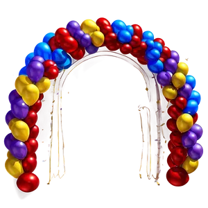 Animated Characters Balloon Arch PNG Hif23 PNG