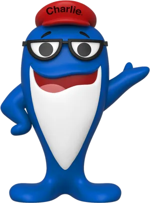 Animated Charlie Tuna Mascot PNG image