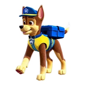 Animated Chase Paw Patrol Png 05252024 PNG image