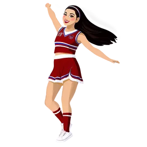 Animated Cheerleader Jump Png 13 PNG image