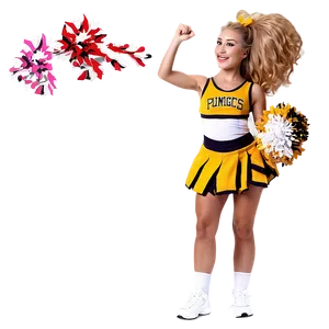 Animated Cheerleader Wave PNG 05252024 PNG