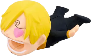Animated Chef Sanji Figure Love Struck