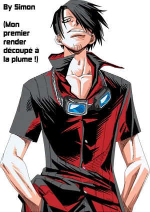 Animated Chef Sanji Stylish Pose