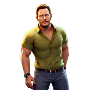 Animated Chris Pratt Character Png 06232024 PNG image