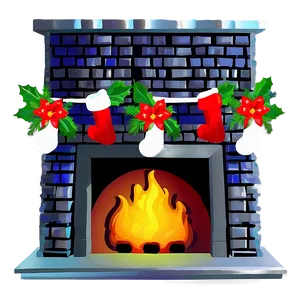 Animated Christmas Fireplace PNG Tgo50 PNG
