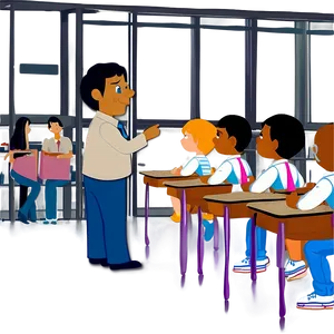 Animated Classroom PNG 81