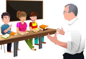 Animated Classroom Session