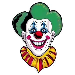 Animated Clown Face Drawing Png 06272024 PNG image