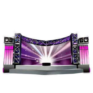 Animated Concert Stage PNG Ejo