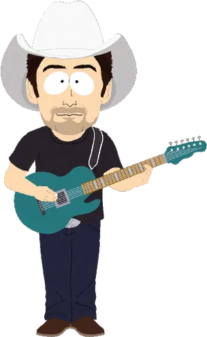 Animated Country Musician Guitarist.png PNG image