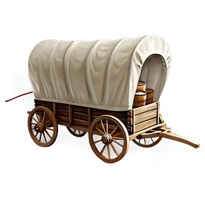 Animated Covered Wagon Clipart PNG Rkd