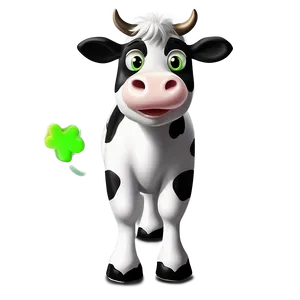 Animated Cow Character Clipart Png 06272024 PNG image