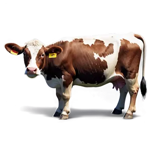 Animated Cow Character Clipart Png 06272024 PNG image