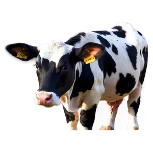 Animated Cow Head PNG 1
