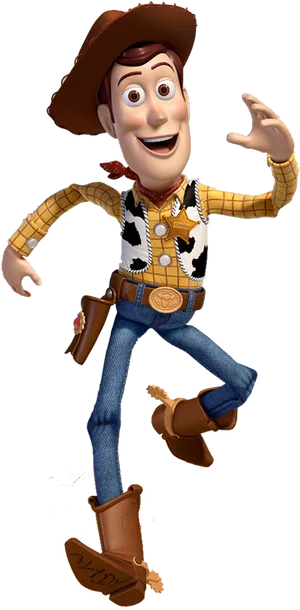 Animated Cowboy Character Woody