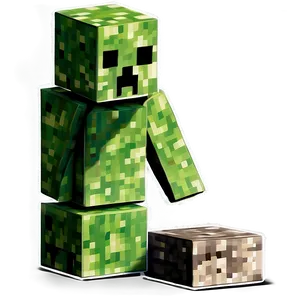 Animated Creeper Minecraft Png 98 PNG image