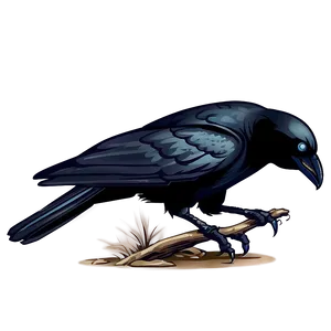 Animated Crow PNG 05232024