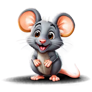 Animated Cute Rat PNG Ecs
