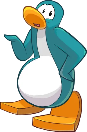 Animated Dancing Penguin PNG