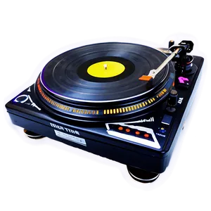 Animated Dj Turntable PNG Eng