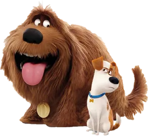 Animated Dog Friends PNG image