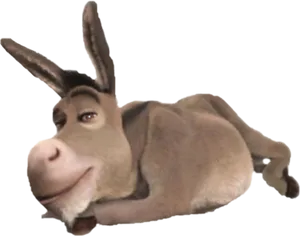 Animated Donkey Lying Down.png PNG image