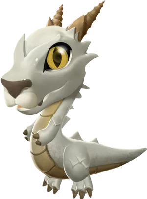 Animated Dragon Character PNG image