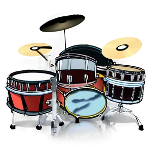 Animated Drum Kit PNG 06212024