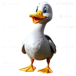 Animated Duck Character PNG Ihk