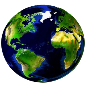 Animated Earth Cartoon Png Cof PNG image