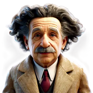 Animated Einstein Character Png 06242024 PNG image