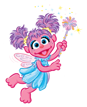 Animated Fairy Character Illustration PNG image