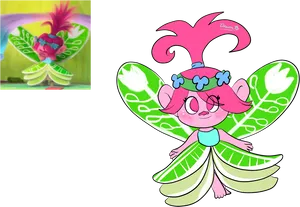 Animated Fairy Character Illustration