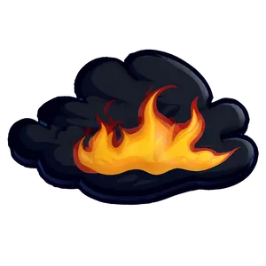 Animated Fire Emoji Graphic Png 05042024 PNG image