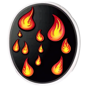 Animated Fire Emoji Graphic PNG Mwx