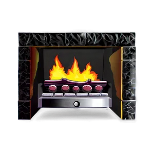 Animated Fireplace Cartoon Png Bme PNG image