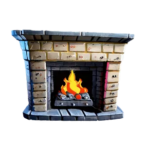 Animated Fireplace Cartoon Png Naj29 PNG image